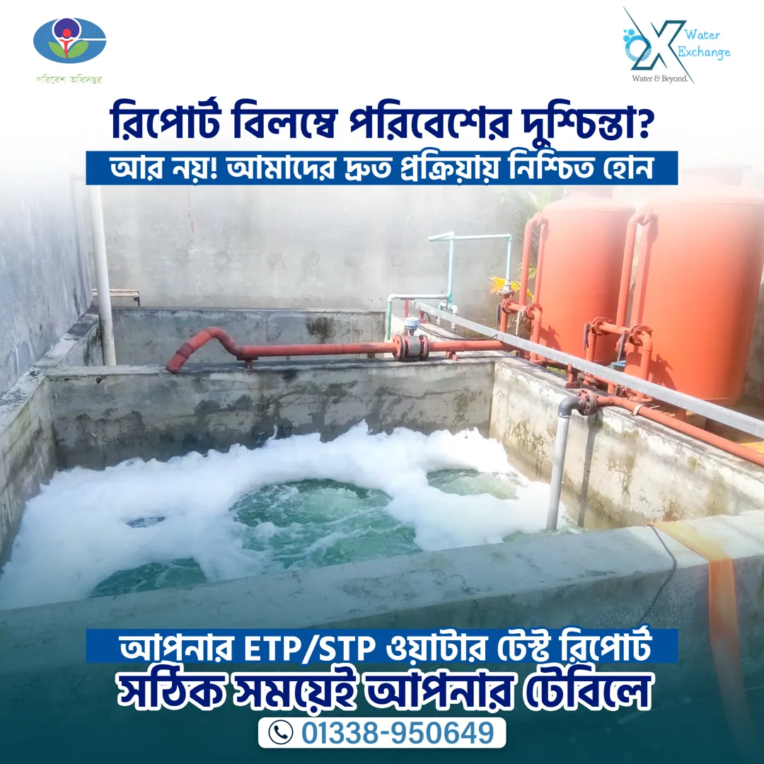 Your ETP / STP water test report, right on time